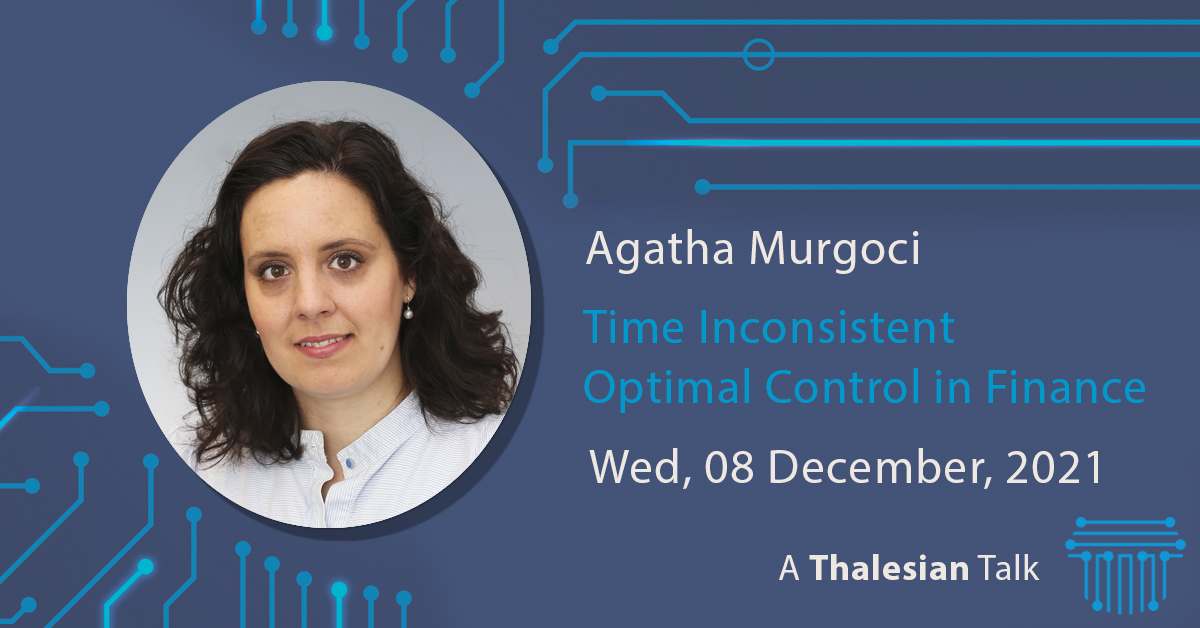 Agatha Murgoci: Time Inconsistent Optimal Control in Finance