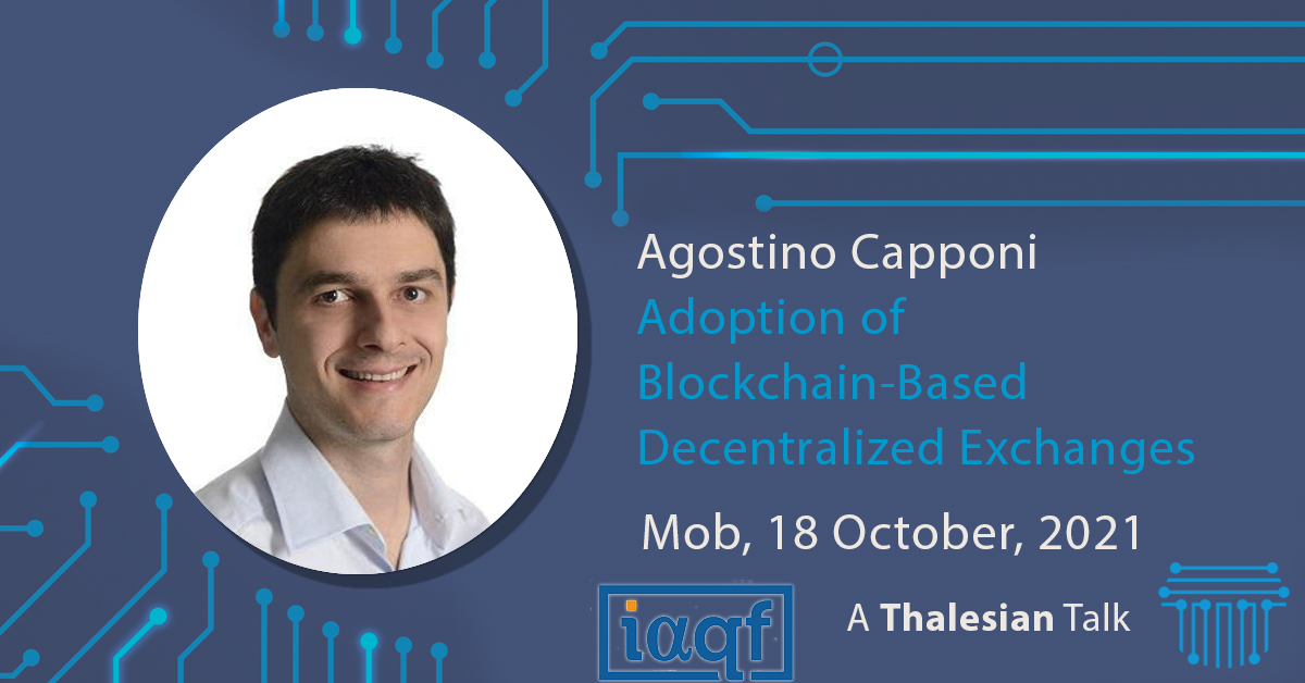 Agostino Capponi:Adoption of Blockchain-Based Decentralized Exchange